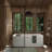 34 In. W X 72 In. H Fixed Framed Shower Door In Matte Black Finish With Clear Glass