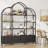 Arched Bookshelves and Bookcases: Triple Wide 5-Tier Large Open Bookshelf-1636795912