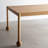 Solid wood dining table, simple and modern design-1881749618