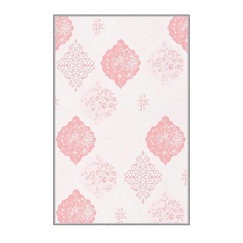 Tapis en feutre de PVC 100% polyester, antibactérien et antidérapant de qualité supérieure à imprimé 3D de qualité supérieure | Hauteur des poils de 8 mm, lavable à la machine, durable et élégante pour le salon, la chambre à coucher et la décoration intérieure