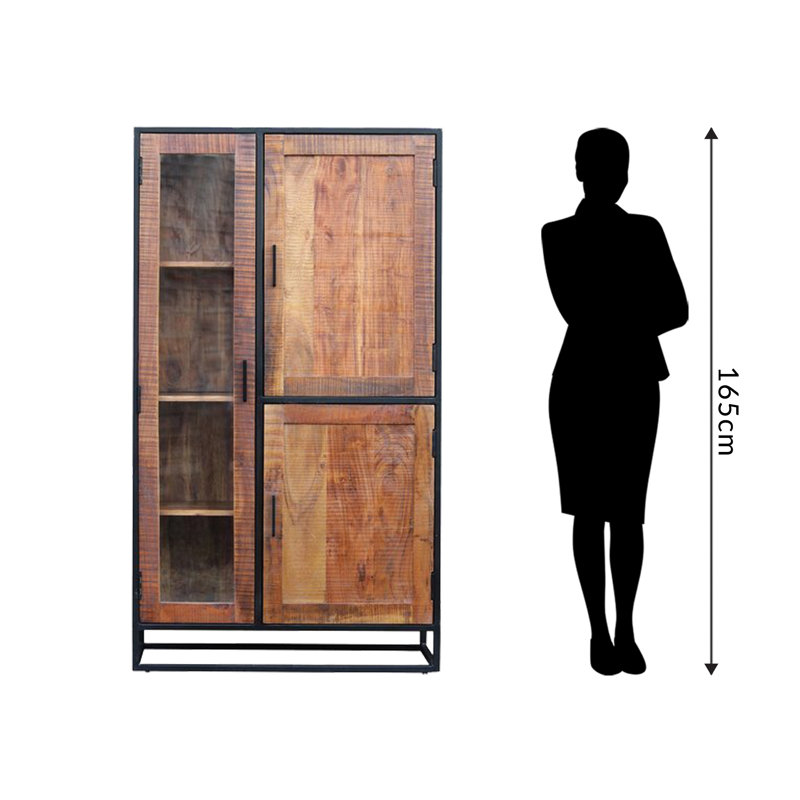 Cumby Display Cabinet, Walnut
