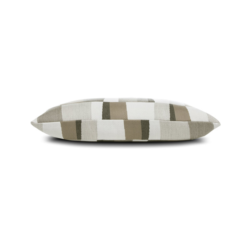 Strata Grigio Outdoor Rectangular Sunbrella® Pillow Cover & Insert