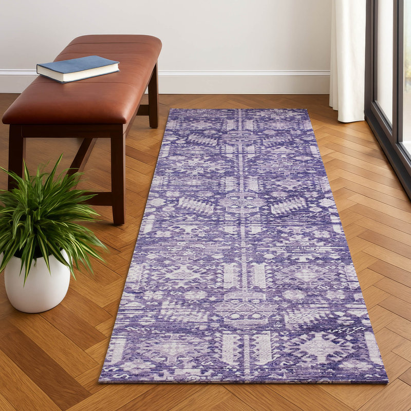 Premium Machine Washable Verlin AMF1771 Global Rug, Runner 2'3" x 7'6"