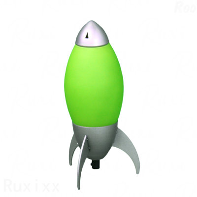 Lampe de table - 10,5 po de hauteur, lampe pour enfants en acrylique, conception de fusée