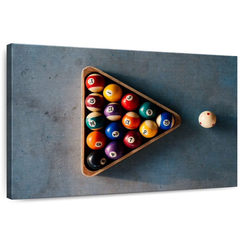Senne Pool Balls Rack, 16" H x 24" W