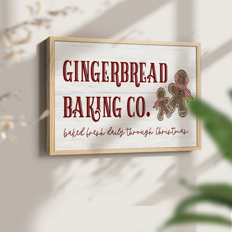 Gingerbread Bake Co-Print - Restickable, Naturel, H 11 po x l 14 po