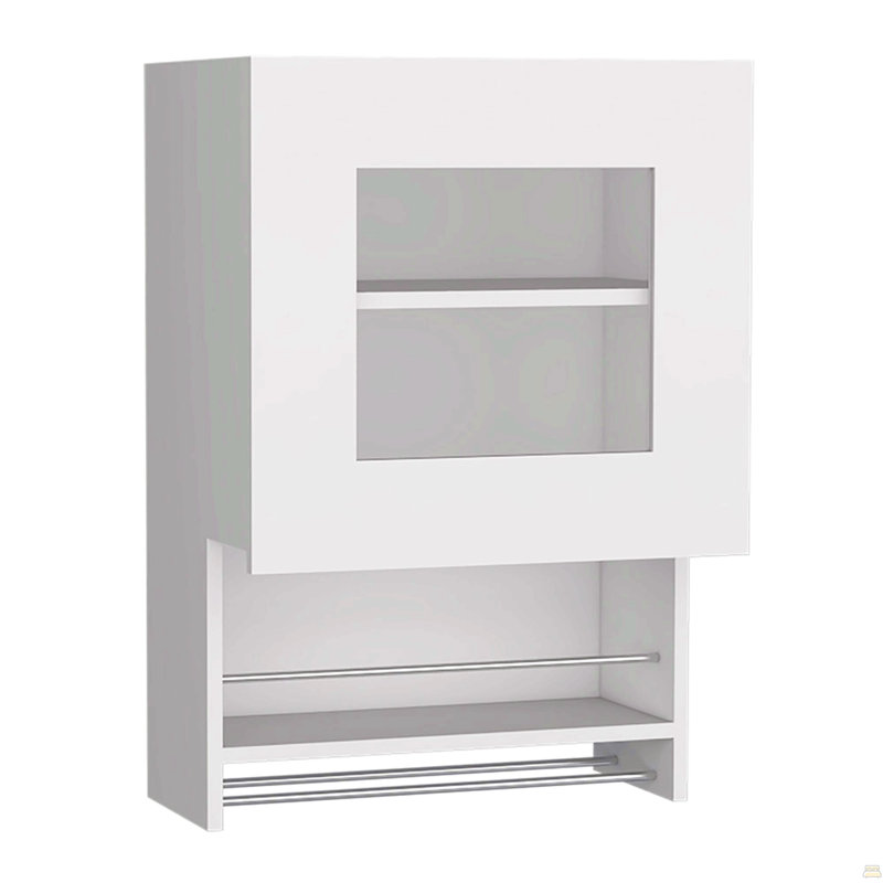 Armoire de cuisine murale Papua, trois tablettes