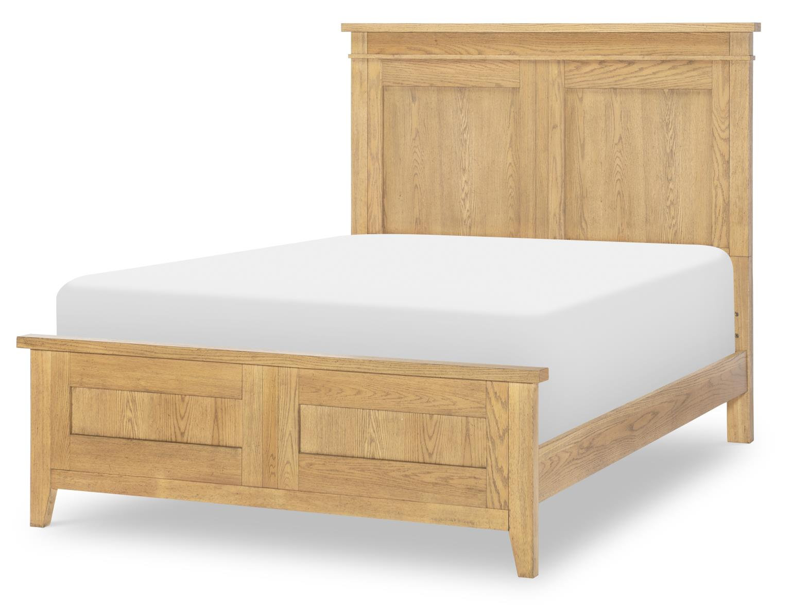 Today's Traditions Complete Panel Bed, Hickory, Full
