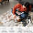 5x7 Black Area Rug, Abstract Marble Accent Rug, Soft Luxury Carpet for High Traffic Areas, Washable Rugs for Living Room, Non Slip Home Decor Kitchen Rug-1801100147-1801100149