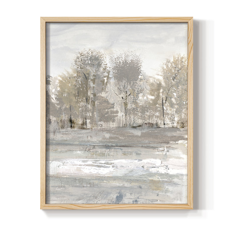 Meadow's Edge I Framed Print - Solid Wood, 11" H x 9" W