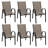 Closter 6 - Person Patio Dining Set Umbrella Hole Included Rectangular Table
