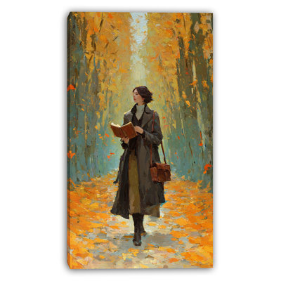 Art automnal sur toile tendue