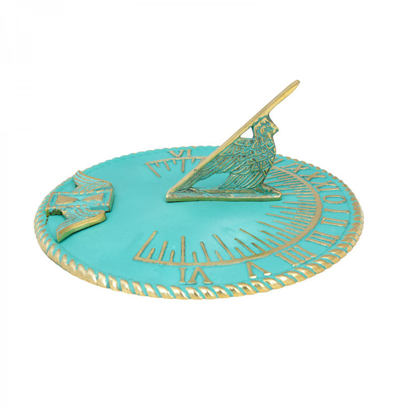 Horloge de jardin Navasota Sundial Verdigris