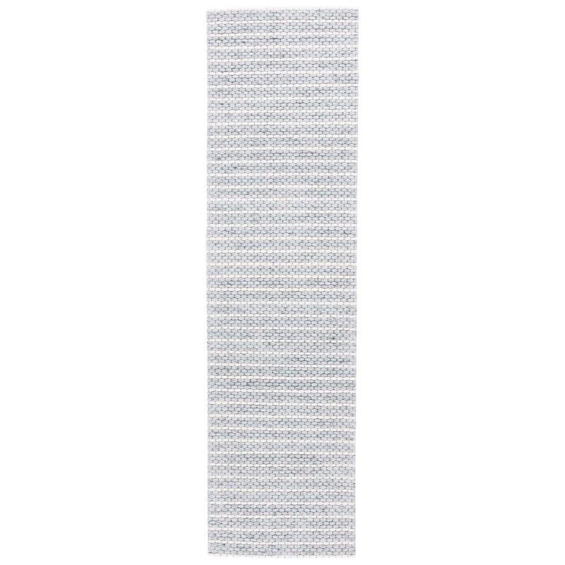 Tapis gris / ivoire Vendome, Tapis de couloir 2 pi 3 po x 8 pi