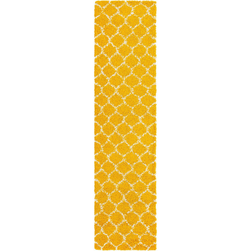 Denerio Geometric Indoor Rug, Runner 2'7" x 12'