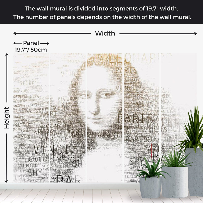 Wall Mural, 90" L x 118" W