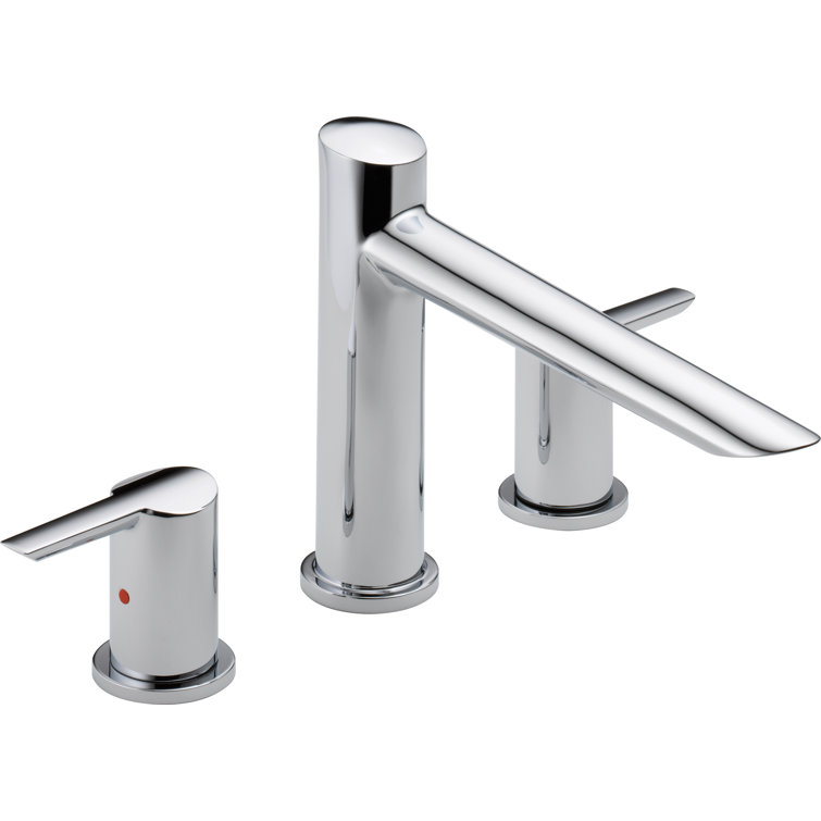 Compel Double Handle Deck Mounted Roman Tub Faucet Trim