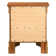 Table de chevet élégante avec 2 tiroirs faciles d'accès, panneau de particules, charme traditionnel, convient aux chambres à coucher