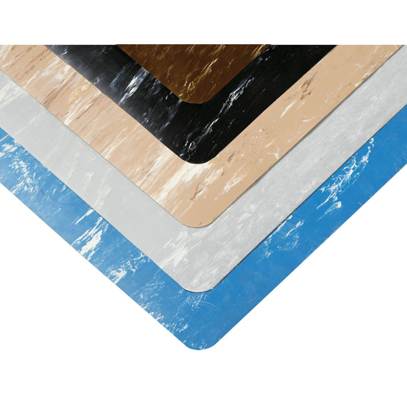 Tapis tout usage Marble Sof-Tyle, Gris, Rectangle 3 pi x 5 pi