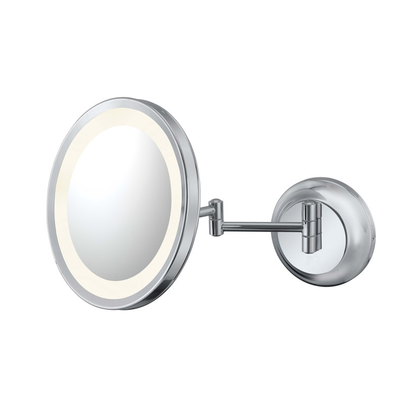 Miroir grossissant lumineux Camrynne, Chrome
