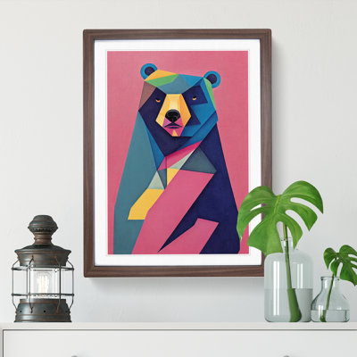 XV1022-4889X Unusual Bear Abstract - Wall Art
