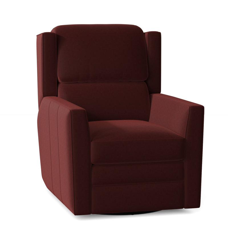 Samuel Recliner, Empyrean Tweed Genuine Leather, Power