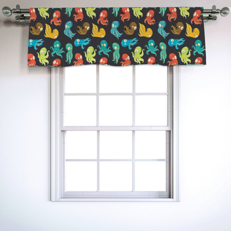 Sateen Ruffled Window Valance
