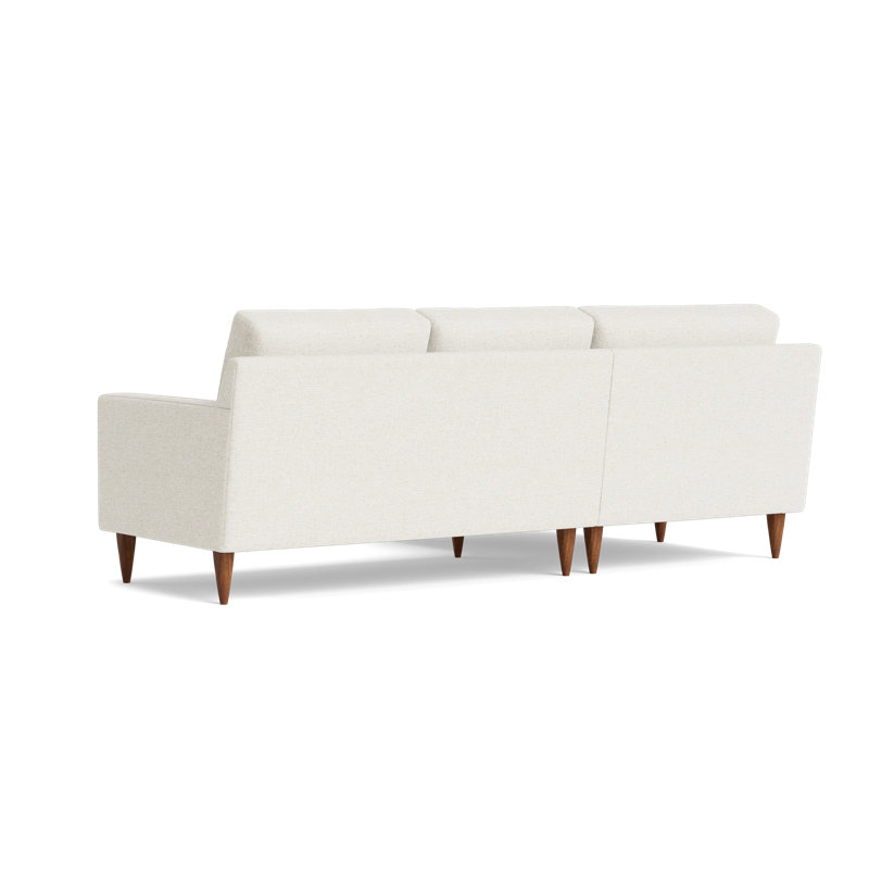 MCM Chaise Sectional, Left Hand Facing, Performance Weave - Natural