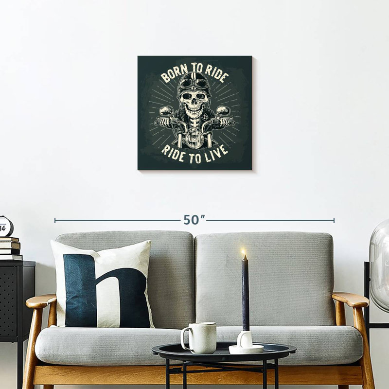 Mehar Born To Ride Poster, 20" H x 20" W