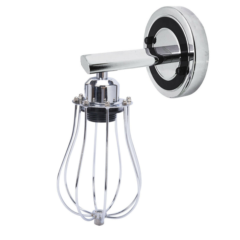 Neelyville Armed Sconce, Chrome, Chrome