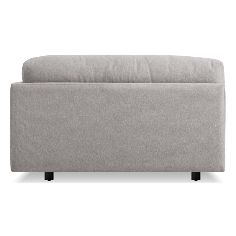 Sunday Chaise Lounge, Agnew Gray Textured Basketweave, Right Hand Facing