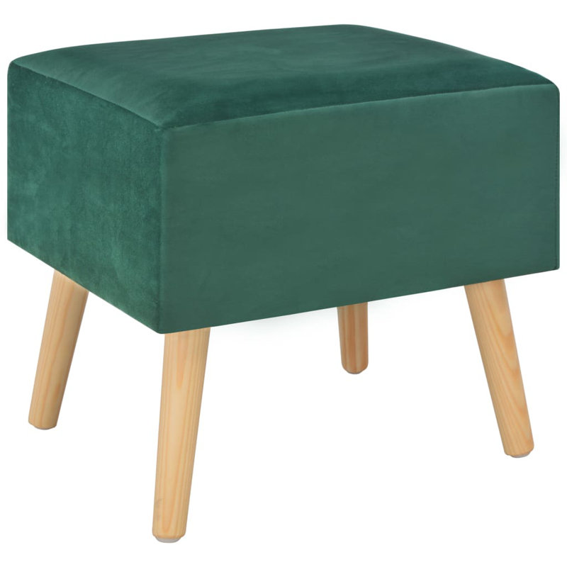 40cm W Bedside Table, Green