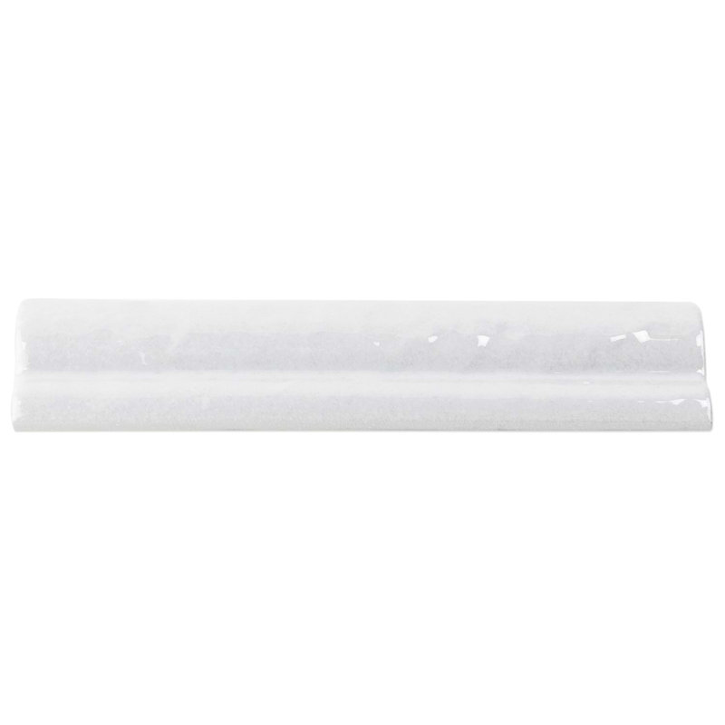 Angela Harris Dunmore 2X8 Ceramic Chair Rail Liner, Blanco