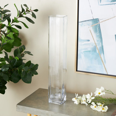 Grand vase décoratif en verre Cole and Grey