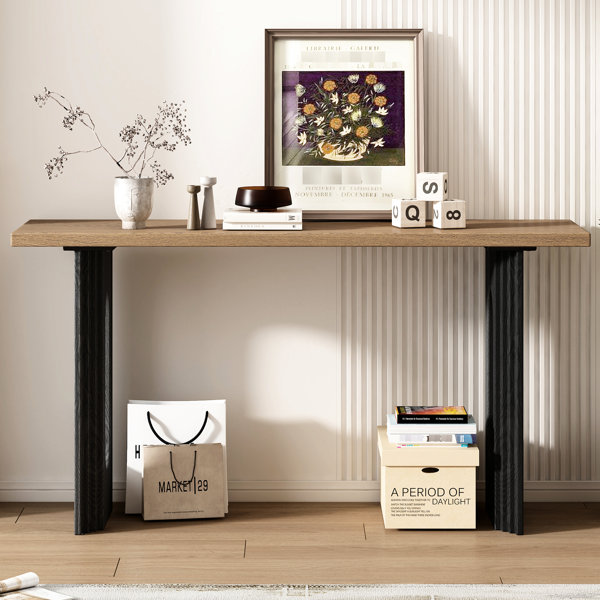 George Oliver Console Table With Large Tabletop Surface ...