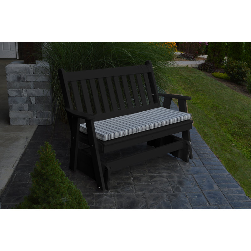 Banc Speth, H 41 po x l 62 po x P 27 po, Noir