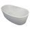 66" x 36" Freestanding Soaking Solid Surface Bathtub