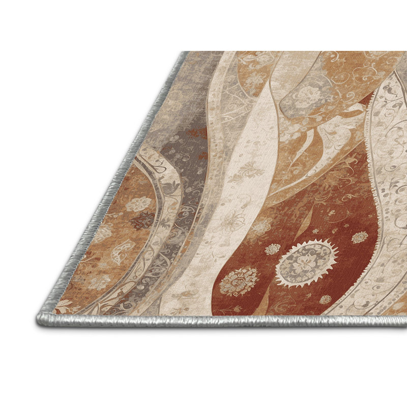 Gentle Erosion Rug, Round 4'