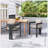 Patio Outdoor Aluminum Dining Chair Set Of 2 With Comfortable Cushions For Elegant Outdoor Seating-1218547751