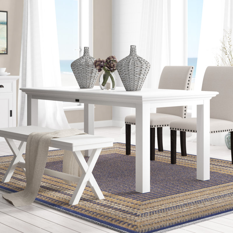 Angellique Mahogany Dining Table, 70.87" L x 35.43" W
