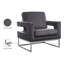 Fauteuil en velours l 33 po Binghamton-694730414-694730419