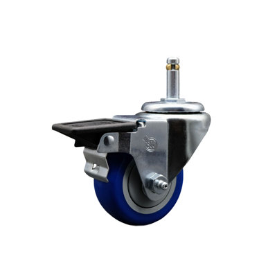 Grip Ring Stem Caster with Brake