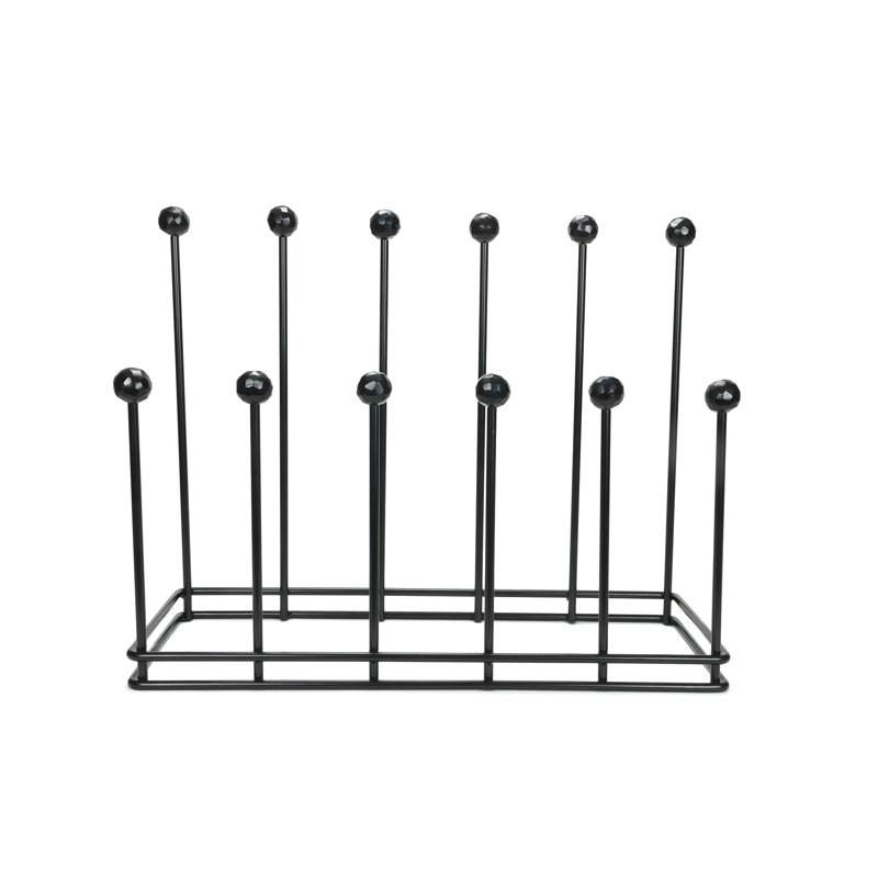 6 Pair Boot Storage, Matt Black
