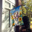 Drapeau de la maison du tournesol Malamute d'Alaska-112706338