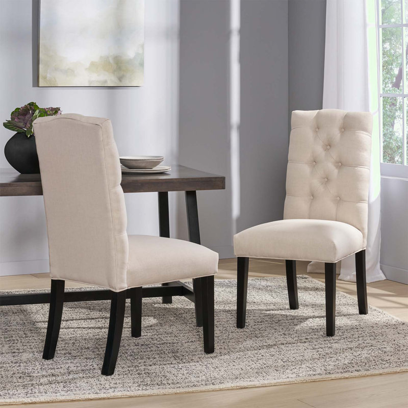 Chaise d'appoint capitonnée Patryck