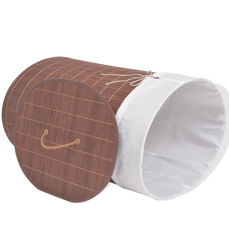 Bamboo Laundry Hamper with Handles