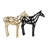 Hafssa Modern Metal Aluminum Giraffe Figurine Abstract Sculptural Art Decor Contemporary Animal Accent Statue-1185630413