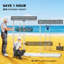 Remise de jardin avec plancher pour pelouse de patio-129701115