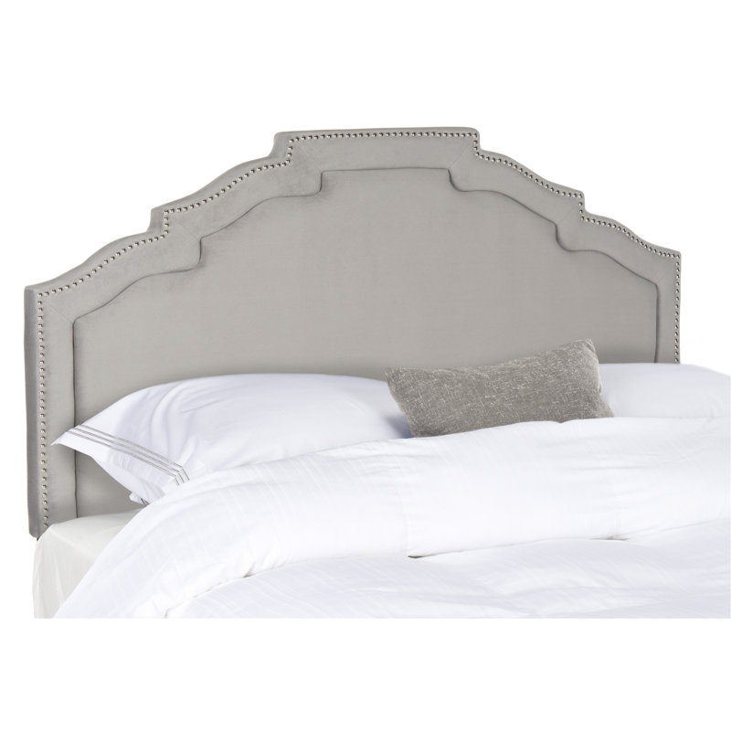 Upholstered Headboard, Queen, Velvet Pewter