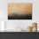 «Misty Foggy Forest Horizon», reproduction d'art sur toile encadrée